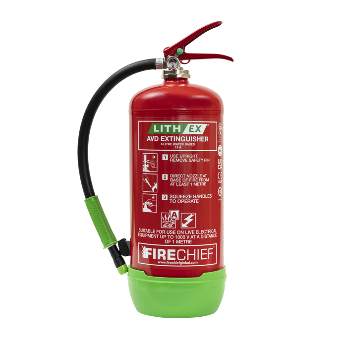 Firechief 6 Litre Lith-Ex Fire Extinguisher (FLE6)