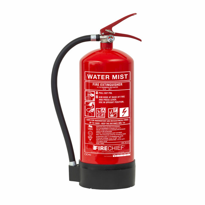 Firechief Multimist 6L Watermist Extinguisher (Model: FWM6A)