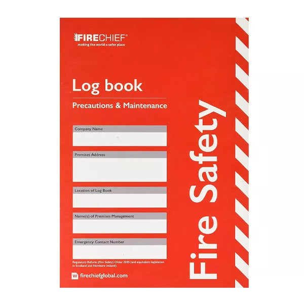 Firechief Fire Safety Log Book Pack of 10 - RR(FS)O 2005 Compliant