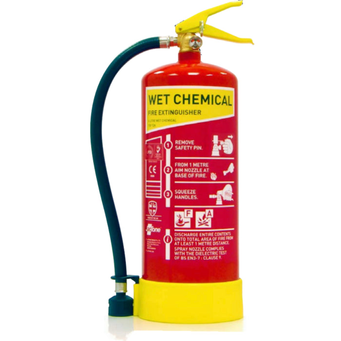 6L Wet Chemical Fire Extinguisher Lance - EWCS3/EWCS3H, 25F 8A, For Kitchen Safety