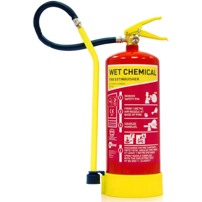 6L Wet Chemical Fire Extinguisher Lance - EWCS3/EWCS3H, 25F 8A, For Kitchen Safety