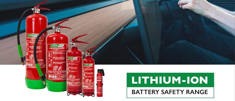 Firechief Lithium Ion Battery Extinguishers