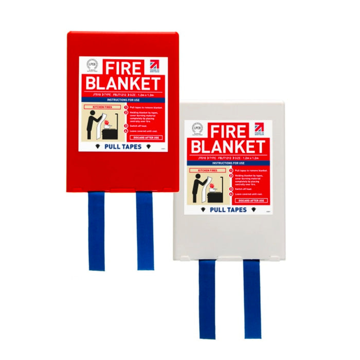 Premium Range Jacpack Fire Blankets - 1.2m x 1.2m - BS EN 1869:2019 Compliant