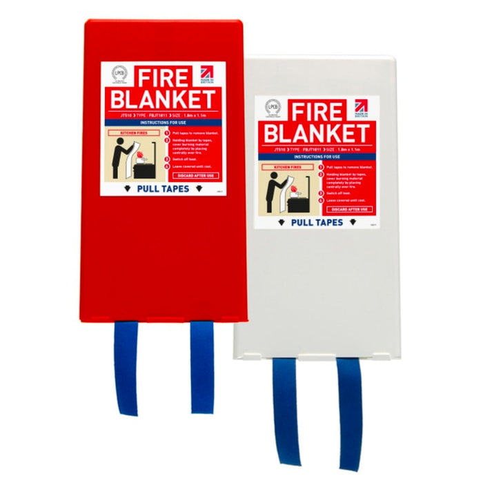 Premium Range Jacpack Fire Blankets - 1.8m x 1.2m - Compliant with BS EN 1869:2019