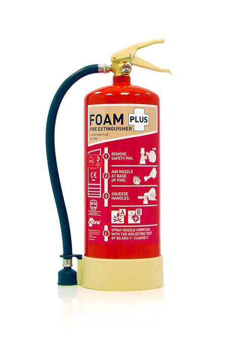 6L Foam PLUS Fire Extinguisher - High Efficiency & Safety Rated