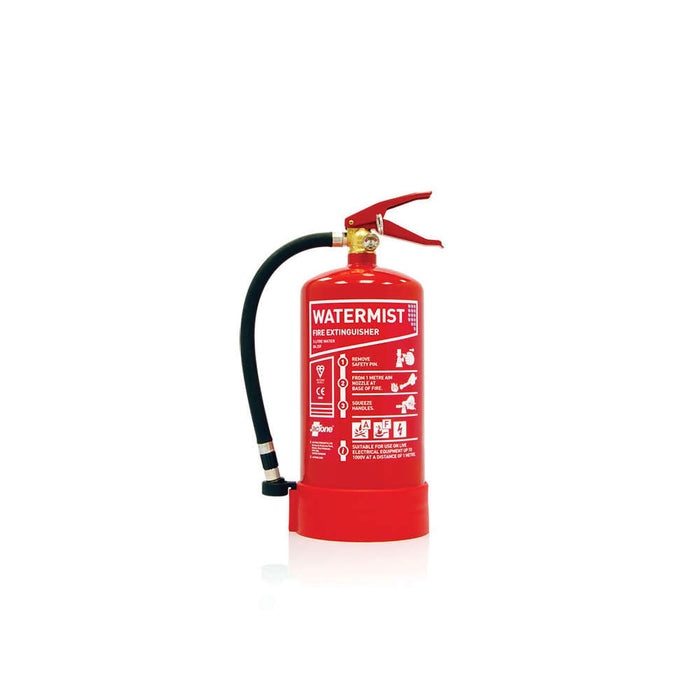 3L Water Mist Fire Extinguisher - EWMS3, 8A 21B 25F Rated, Multi-Class Use