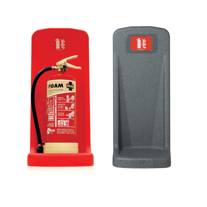 Heavy Duty Extinguisher Stand - Rotomoulded, High-Visibility, Secure and Adaptable