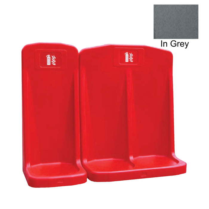 Heavy Duty Extinguisher Stand - Rotomoulded, High-Visibility, Secure and Adaptable