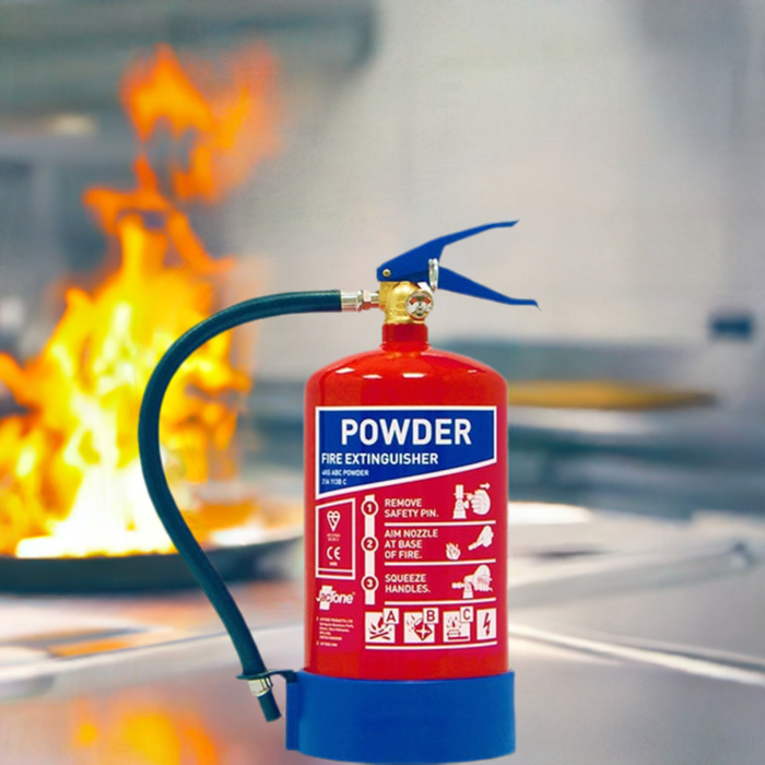 4kg ABC Powder Vehicle Fire Extinguisher - EPS2Z, 13A 70B C Rating, For Office and Vehicle