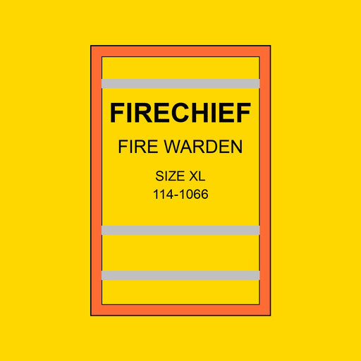 Firechief Fire Warden High-Visibility Waistcoat
