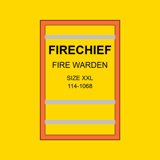 Firechief Fire Warden High-Visibility Waistcoat